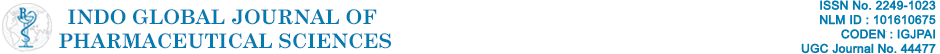 INDO GLOBAL JOURNAL OF PHARMACEUTICAL SCIENCES